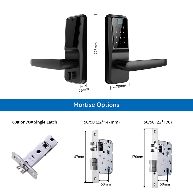 Serrure Électronique Connectée S307-TTLOCK – TTHOTEL Hova®
