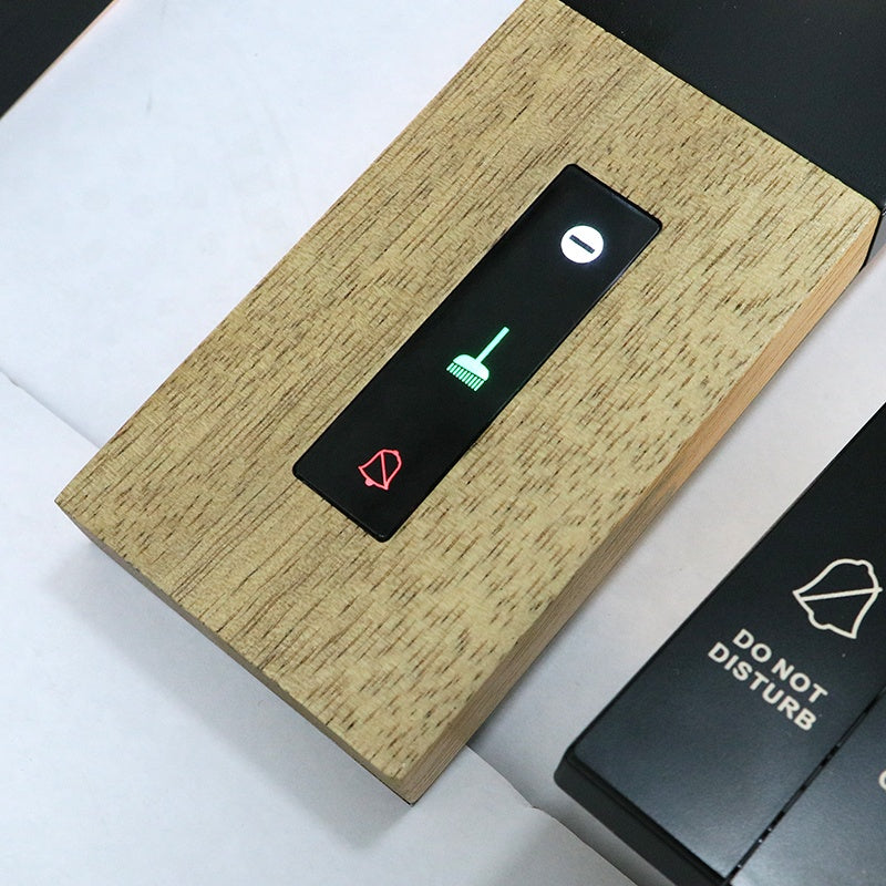 Signalétique LED Premium Verre & Bois